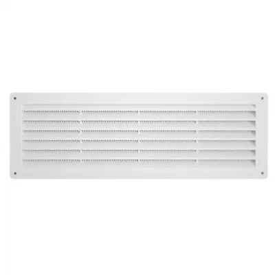Grilă de ventilare din plastic dreptunghiulară, 120 x 360