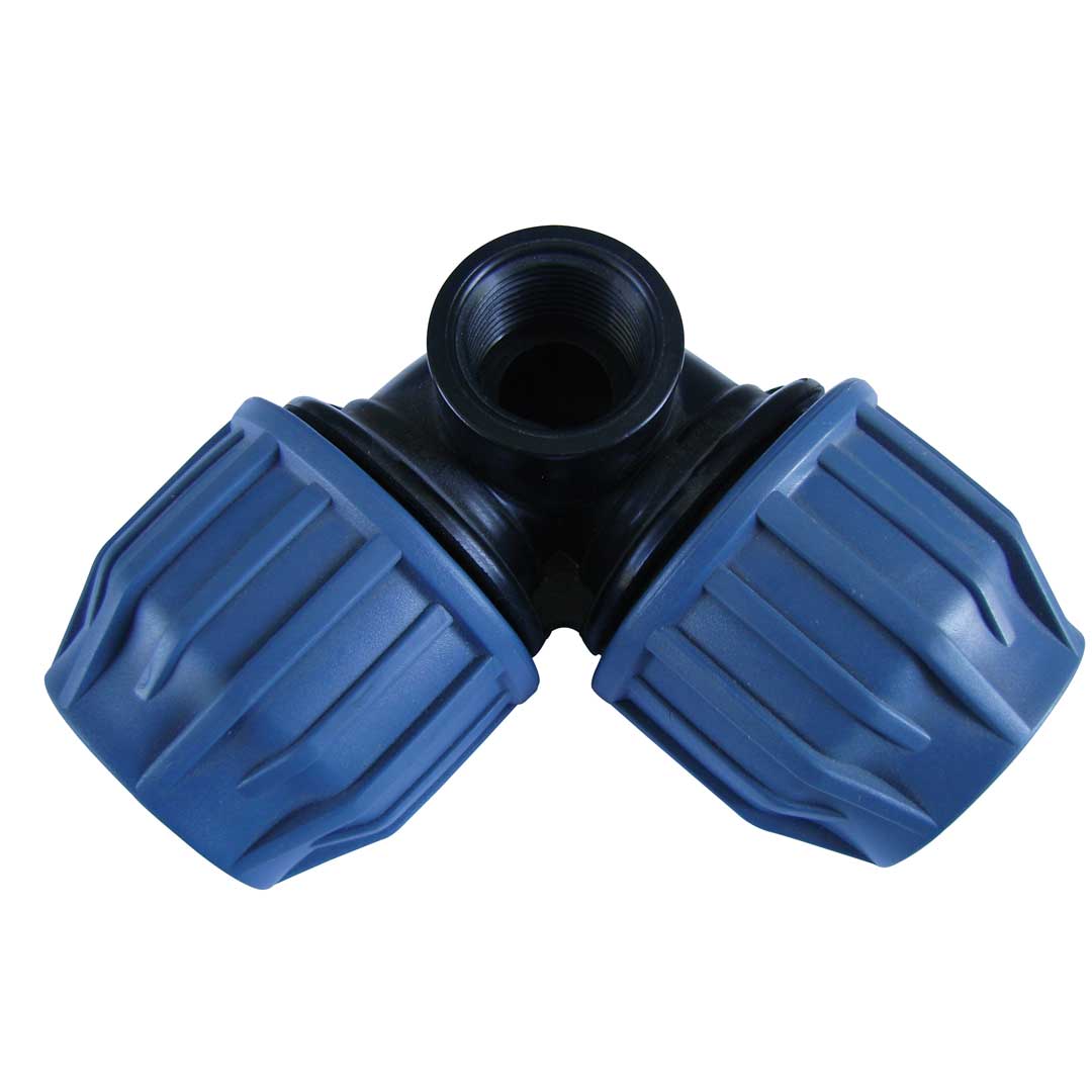Cot cu F.I. pe mijloc pentru conectare Pop-Up - 32mm x 1/2"