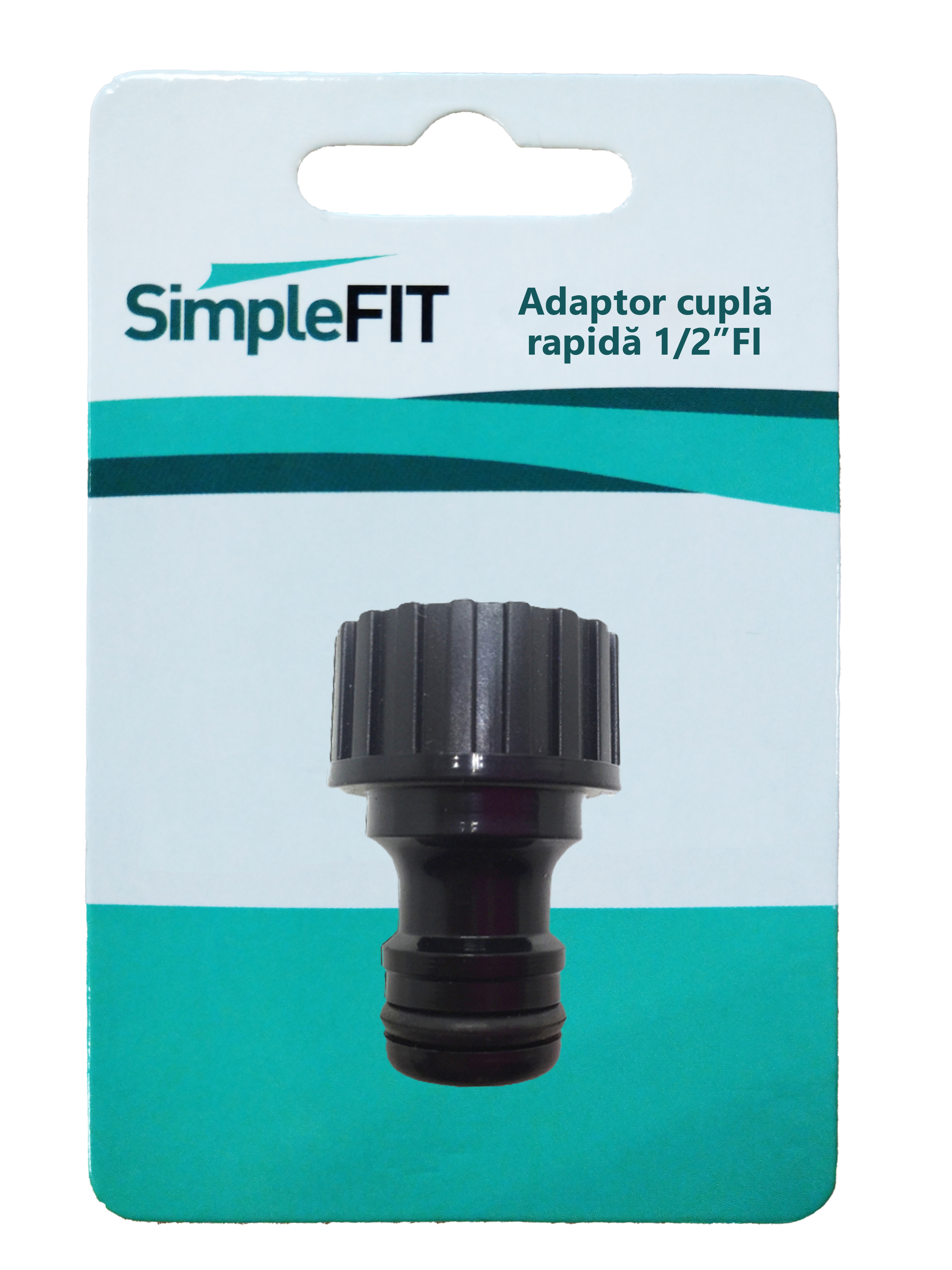 Adaptor cuplă rapidă FI, SimpleFit (pe carton) - 1/2"