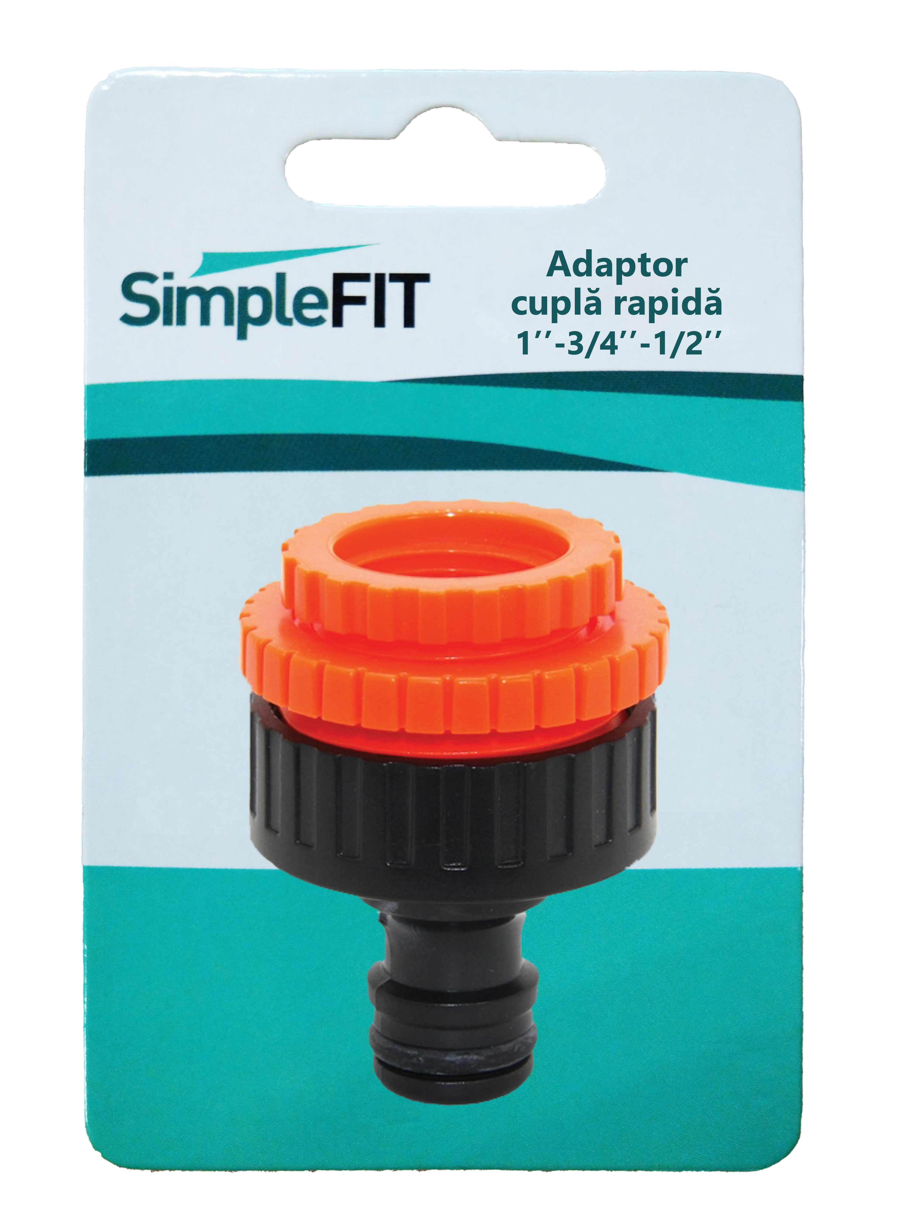 Adaptor cuplă rapidă FI, SimpleFit (pe carton) - 1"x3/4"x1/2"