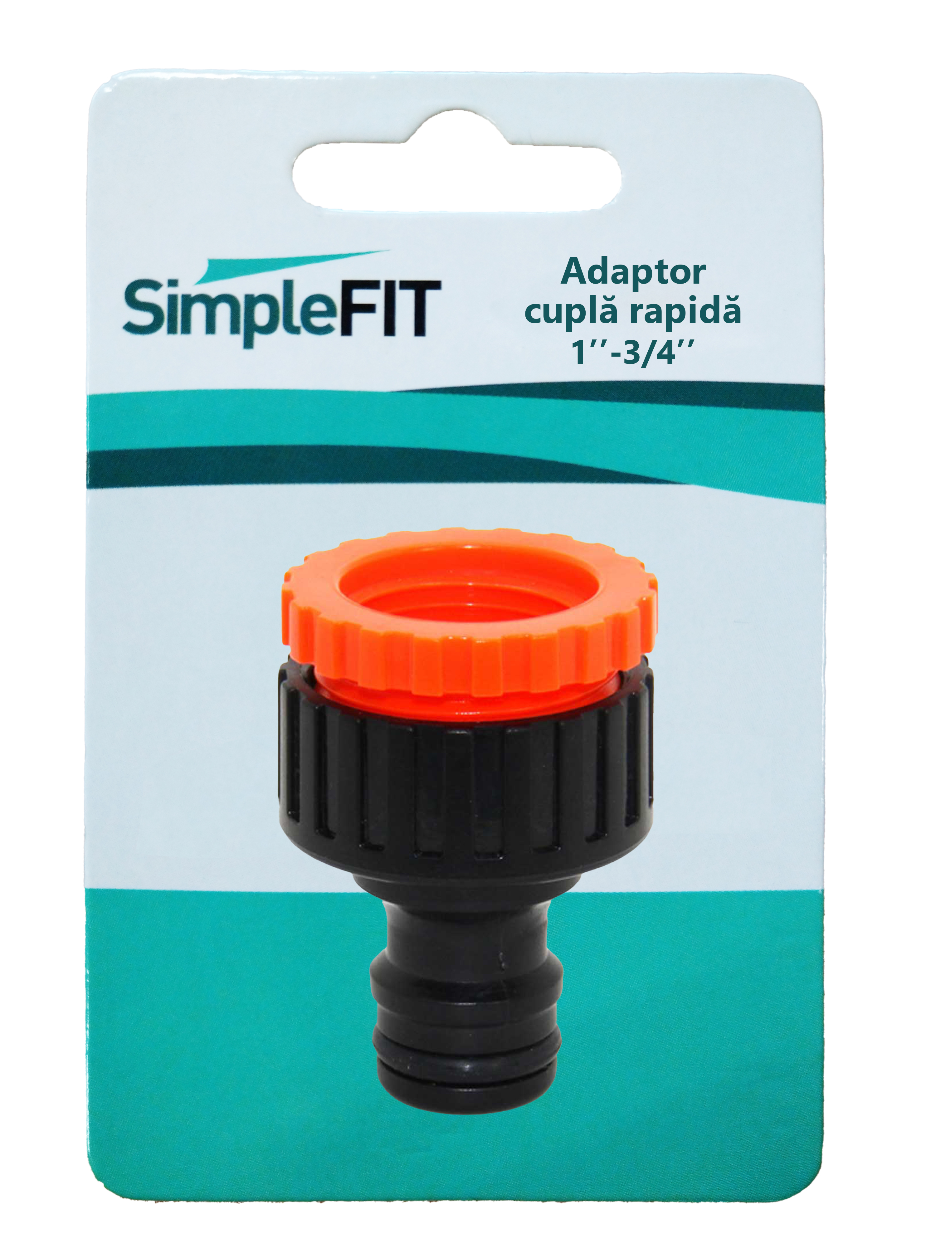Adaptor cuplă rapidă FI, SimpleFit (pe carton) - 1"x3/4"