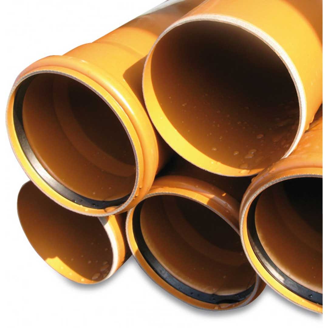 Țeavă din PVC pentru canalizare exterioară SN2 - 160x3,2 - 1000 mm