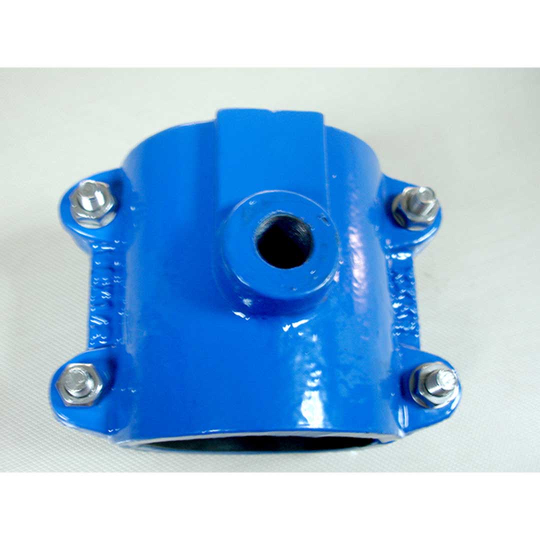 Piesă branșare din fontă pentru țeavă PE/PVC - 160x1 1/4"