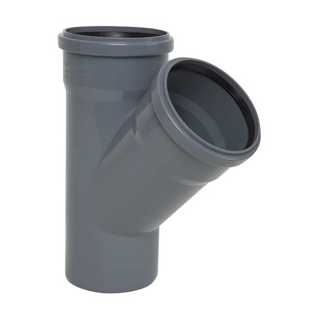 Ramificație egală PP 45º - 50x50 mm