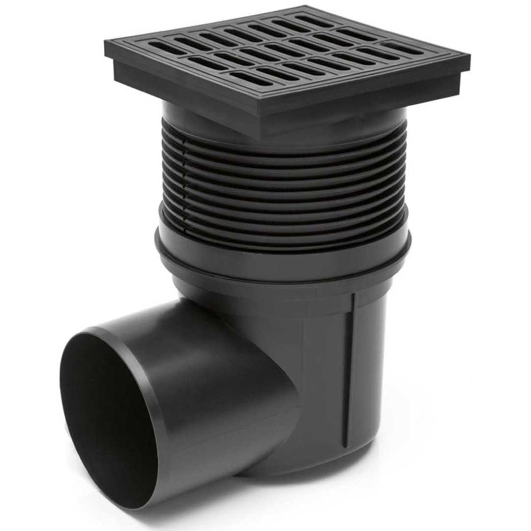 Sifon pluvial cu ieșire orizontală - CEHIANEGRU - 150x150x110