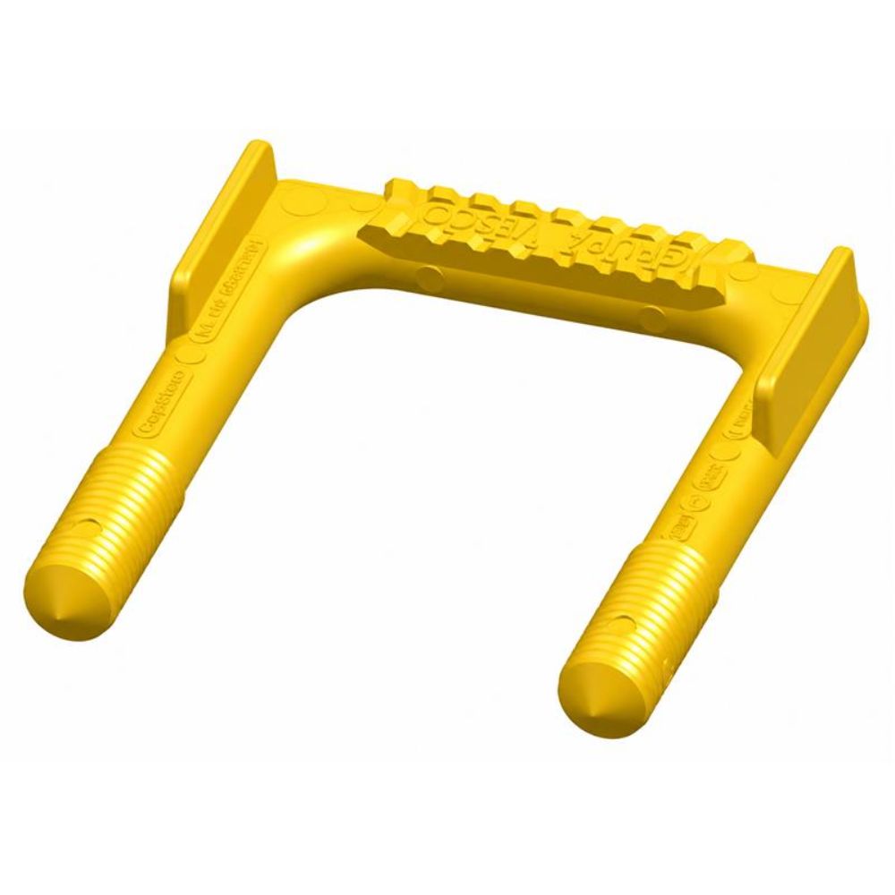 Treaptă Oțel-PE, pentru cămine vizitare, 165x195mm, Dn 25mm