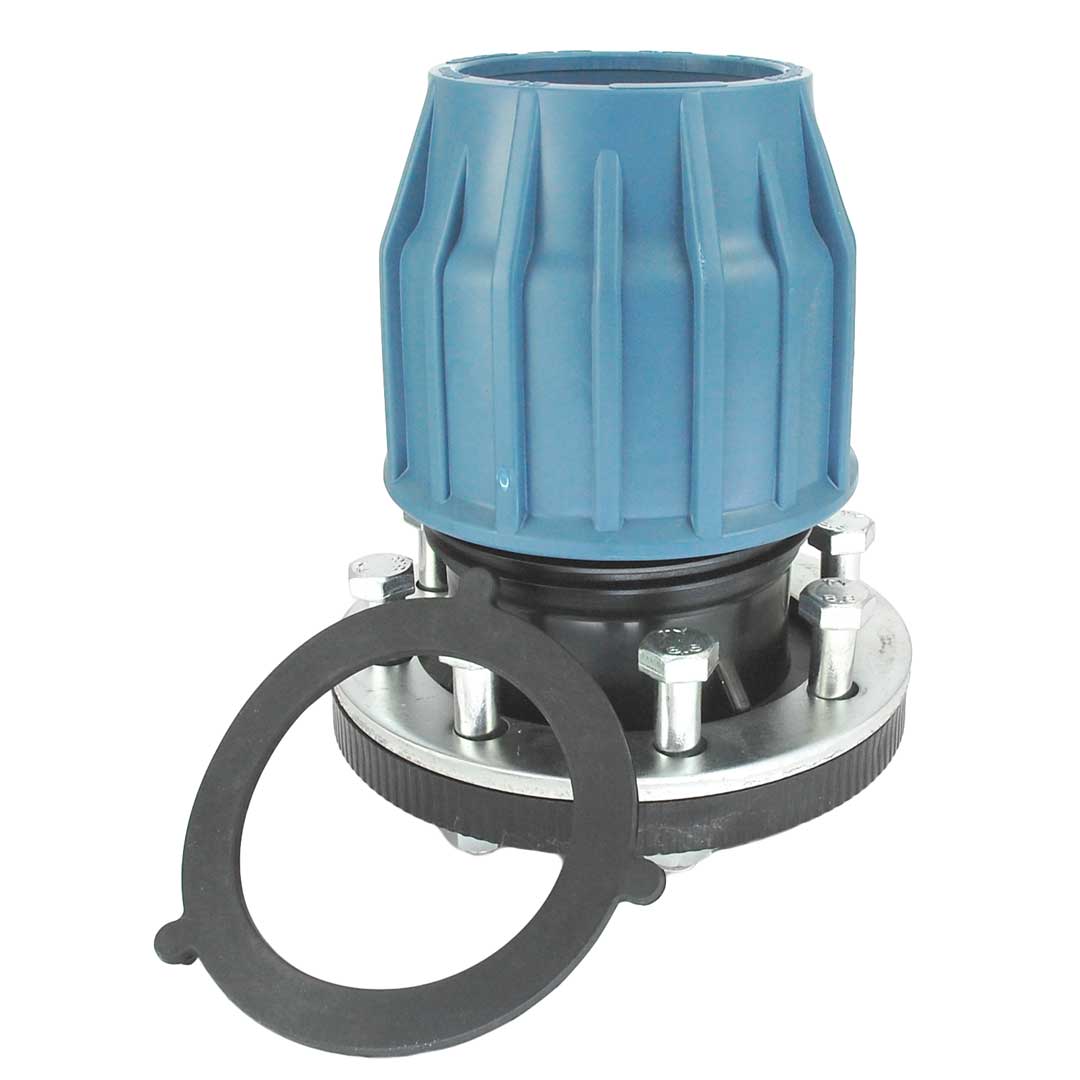 Racord compresiune cu flanșă set complet, ELYSEE - 110x4"