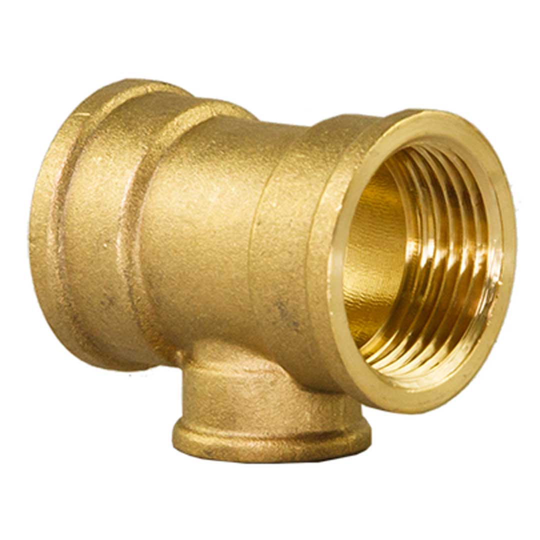 Teu din alamă redus FFF - 11/2"x11/4"