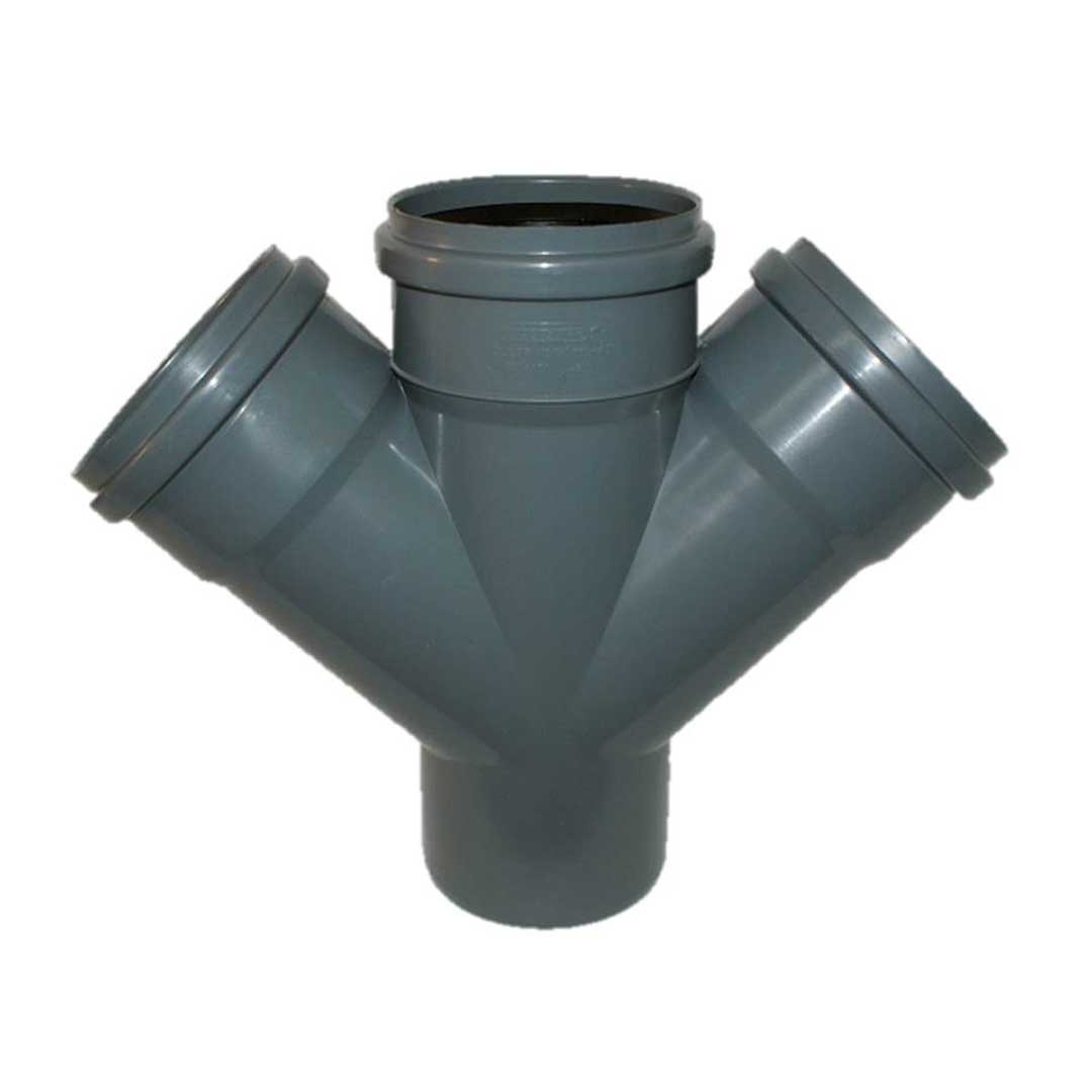 Ramificație dublă PP 45º - 110x110 mm