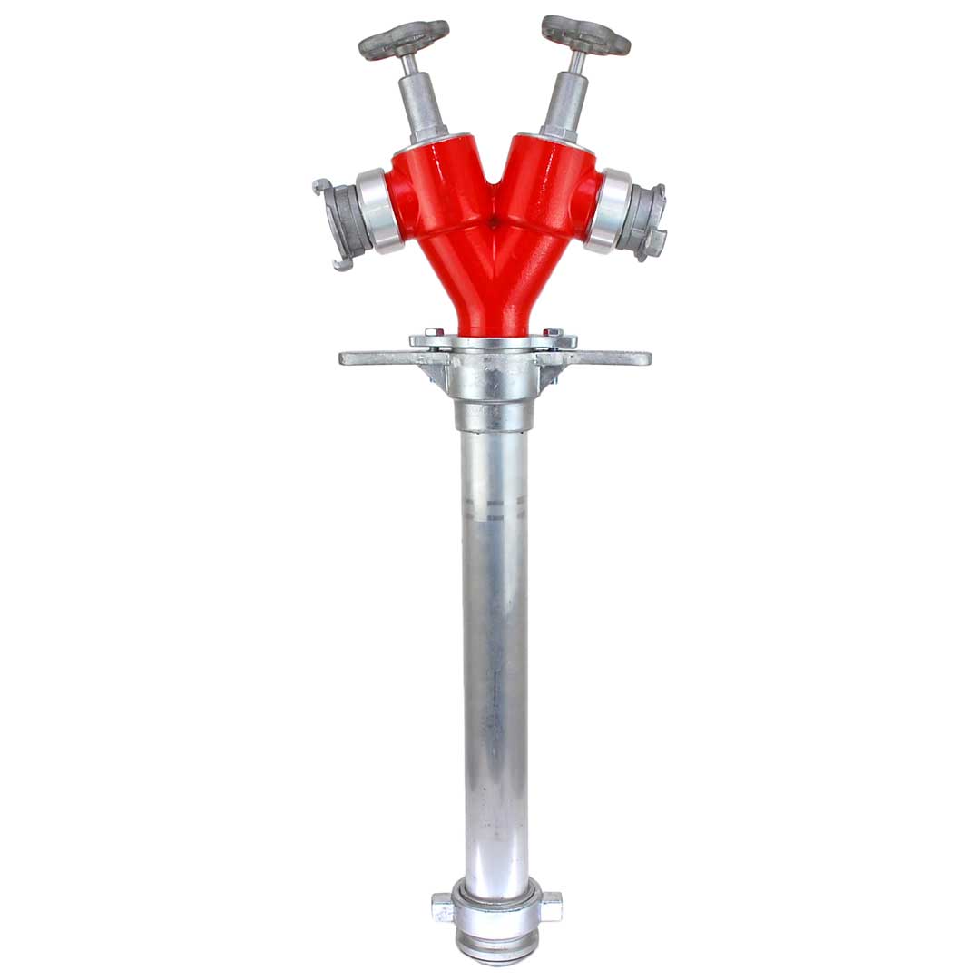 Conector dublu pentru hidrant subteran DN 80, 2 x 66 x 2"