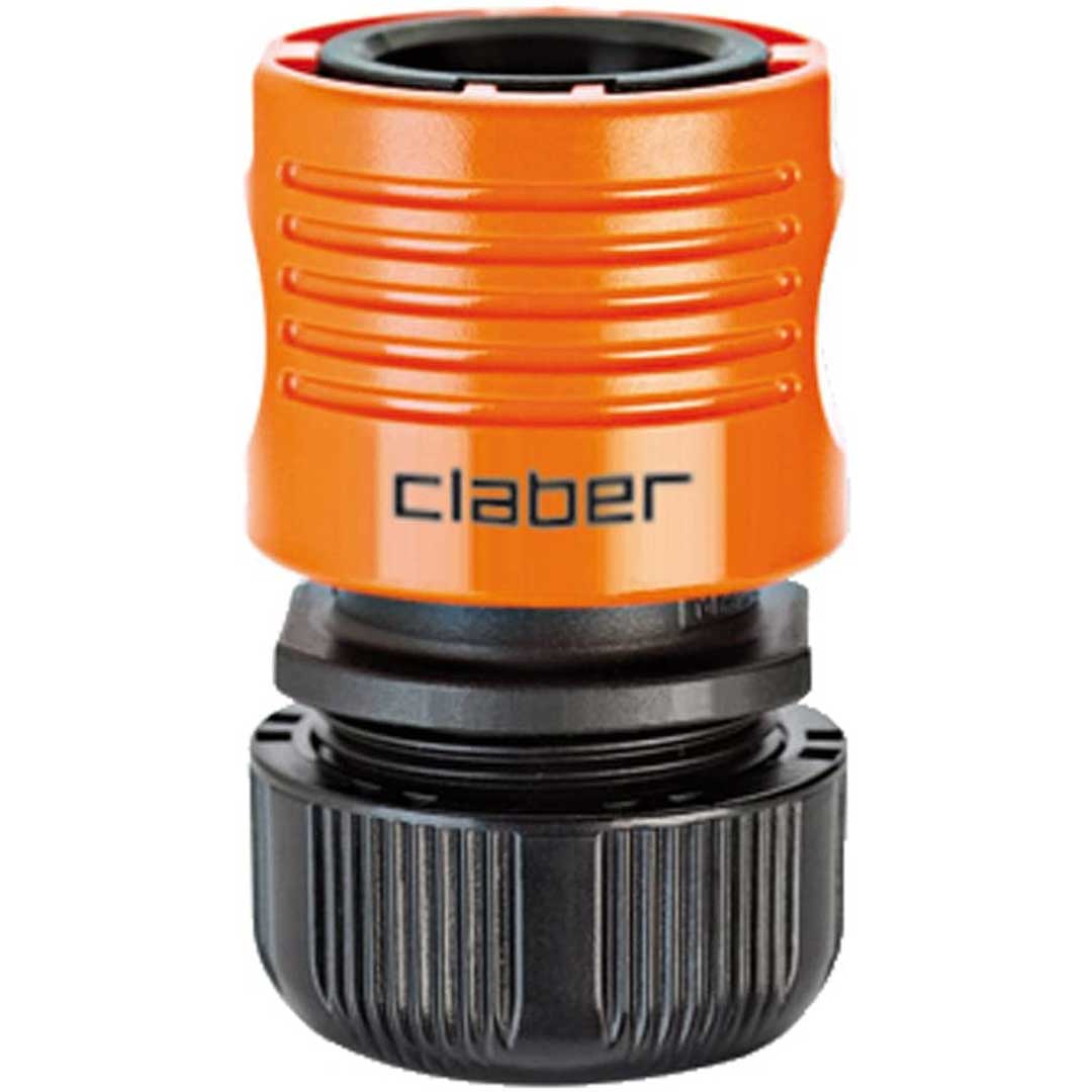 Cuplă rapidă cu stop, Claber - 5/8"