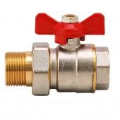 Robinet bilă cu olandez  HYDRO-S, MF, fluture - 3/4"