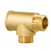 Teu din alamă egal FMM - 1/2"