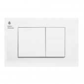 Placă acționare mecanică,  001A, Albă - 245 mm