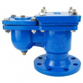 Vană de aerisire/golire, cu flanșe - 100 mm