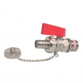 Robinet bilă de golire HYDRO-S, M x portfurtun - 1/2"