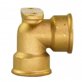 Cot din alamă cu talpă 90° FF - 3/4"