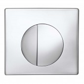 Placă acționare WC suspendat, Media Albă