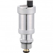 Dezaerator automat cu supapă de sens, nichelat - 1/2" Dezaerator automat cu supapă de sens, nichelat - 1/2"