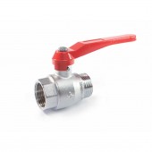 Robinet bilă pasaj total  RASTELLI NOVA, MF, manetă - 11/4"