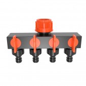 Colector distribuitor cu 4 ieșiri - 3/4"x1/2"