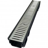 Rigolă drenaj TOP cu grilă din oțel galvanizat - 153x120x1000 Rigolă drenaj TOP cu grilă din oțel galvanizat - 153x120x1000