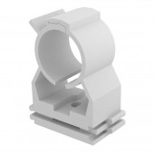 Colier PPR alb cu capac - 20 mm