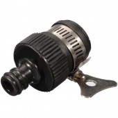 Adaptor cu colier pentru țeavă metal, pe blister - 15-20mm