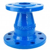 Reducție din fontă ductilă cu flanșe - 100x65 mm