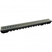 Rigolă drenaj ECO COMPACT cu grilă din oțel galvanizat - 110x72x1000 Rigolă drenaj ECO COMPACT cu grilă din oțel galvanizat - 110x72x1000