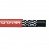 Furtun din PVC cu inserție textilă  - ACETILENĂ - 8 mm x 50 mm