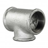 Teu galvanizat egal 90° FxFxF - 11/4"