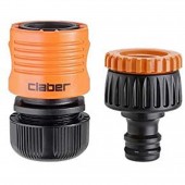 Set 2 conectori, Claber (pe blister)