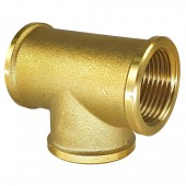 Teu din alamă egal FFF - 3/4"