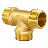 Teu din alamă egal MMM - 1/2"