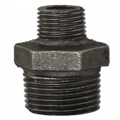 Niplu negru redus MxM - 1"x3/4"