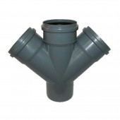 Ramificație dublă PP 45º - 110x110 mm