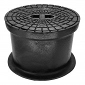 Cutie stradală integral din fontă pentru hidranți subterani - 340x310 mm