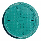Capac canalizare plastic, DN600, 2t - VERDE Capac canalizare plastic, DN600, 2t - VERDE