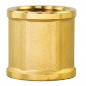 Mufă din alamă egală FF - 11/2"