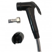 Duș igienic cu furtun și suport  EVOLUTION negru - 1200 mm