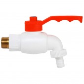 Robinet serviciu din plastic HYDRO-S, M x portfurtun - 1/2" Robinet serviciu din plastic HYDRO-S, M x portfurtun - 1/2"