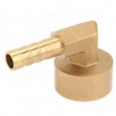 Cot alamă cu portfurtun F - 1/2"x10