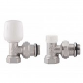 Set robineți colțar tur-retur MF, cu garnitură, ITAP - 1/2" Set robineți colțar tur-retur MF, cu garnitură, ITAP - 1/2"
