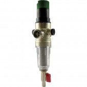Filtru de sedimentare impurități cu reductor de presiune, manometru și racord olandez HYDRO-S