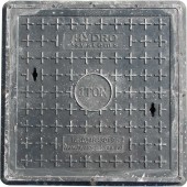 Capac canalizare plastic patrat, 700x700,  1t - GRI - 700x700 Capac canalizare plastic patrat, 700x700,  1t - GRI - 700x700
