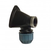 Cot compresiune cu talpă PN16, F - 20x1/2"