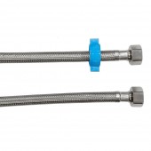 Furtun flexibil din INOX, apă, FF 1/2"x1/2" 500 mm
