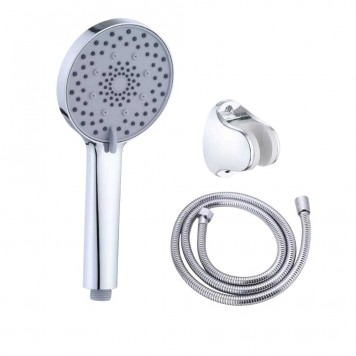 Set pară duș 3 funcții și furtun inox 1,5m, Aquafix - 17, cromat