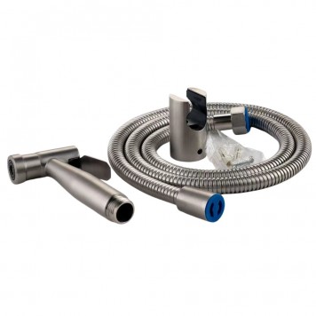 Set duș igienic și furtun 1,2m, inox, Aquafix - 22, satin